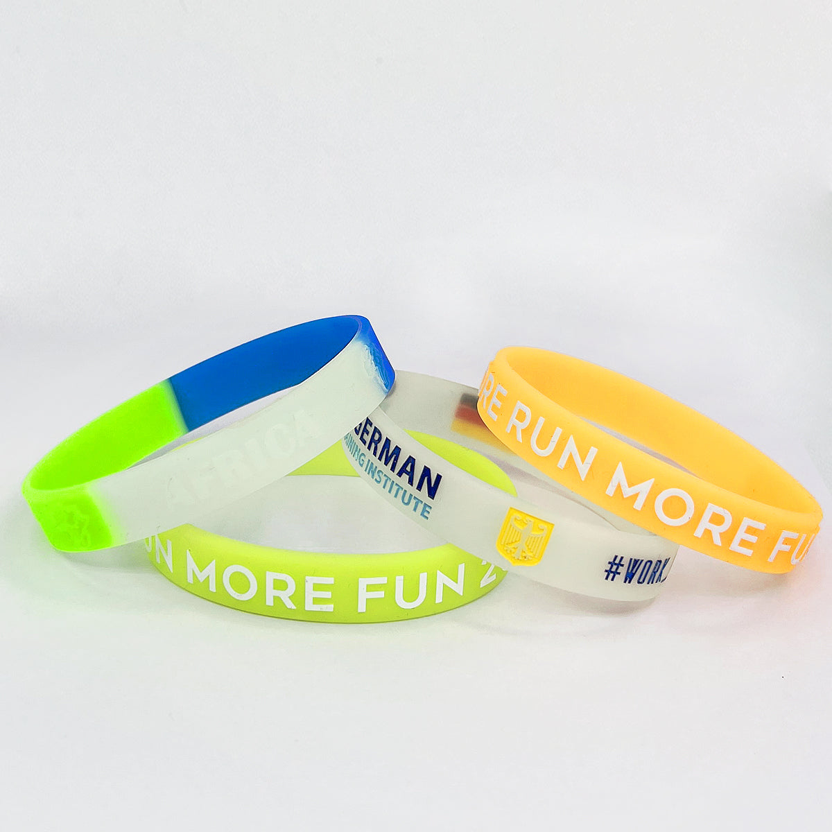 Custom Glow-in-the-Dark Silicone Wristbands - Order Online