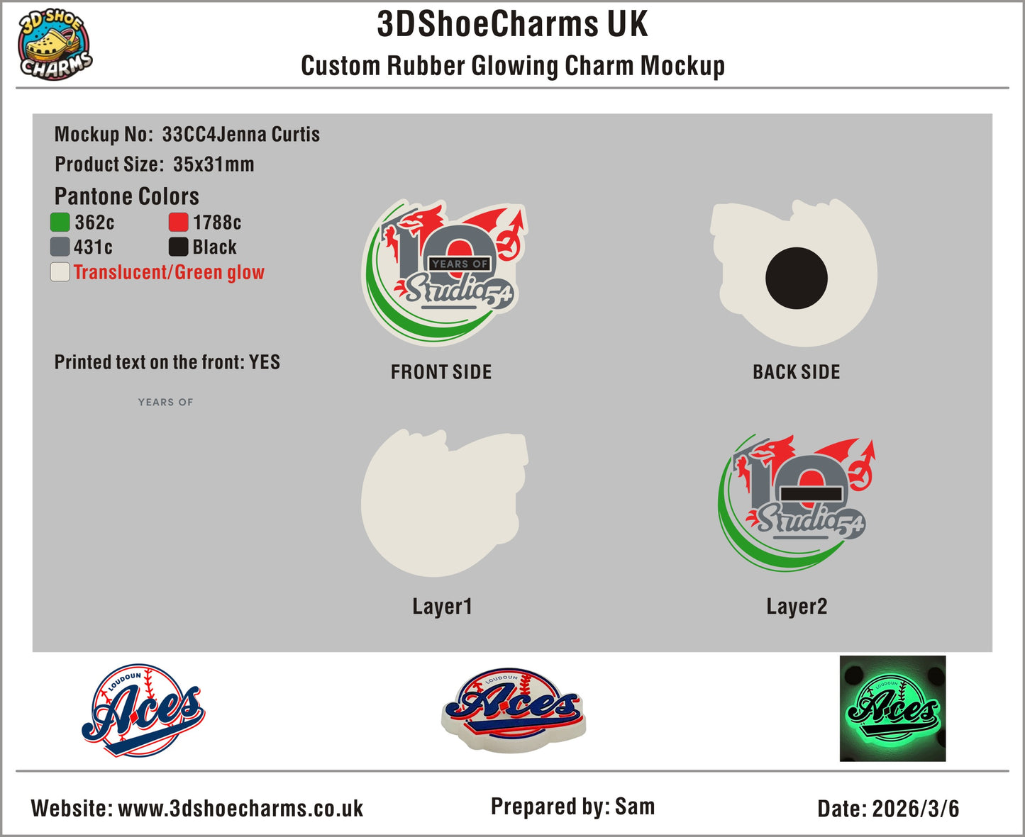 Custom Glow-in-the-Dark Clog Charms- 260402 - 33