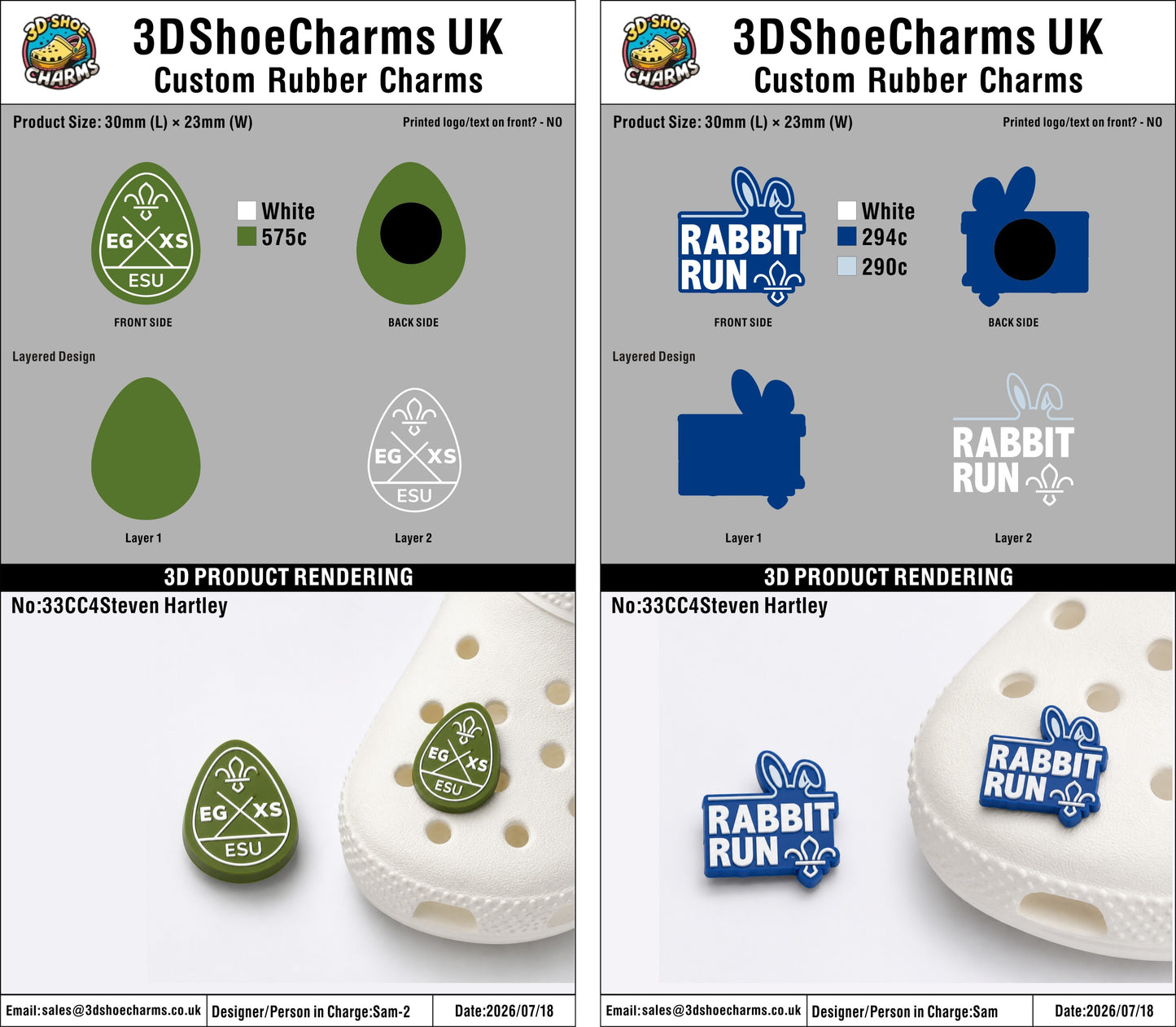 Custom 3D Rubber Clog Charms - 20260718 - 33