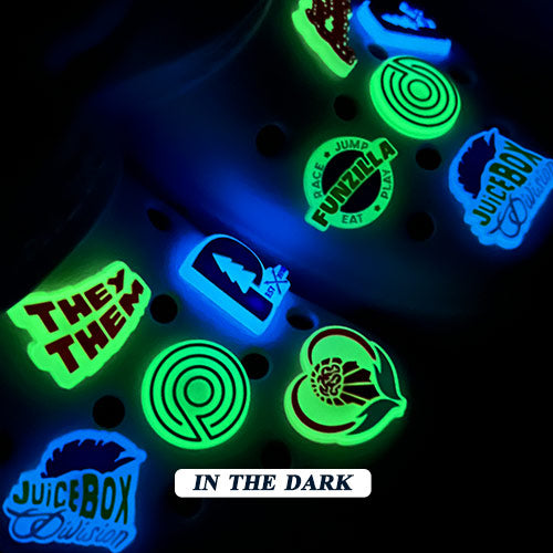 Custom Glow-in-the-Dark Clog Charms - Free Design Proof & Quote