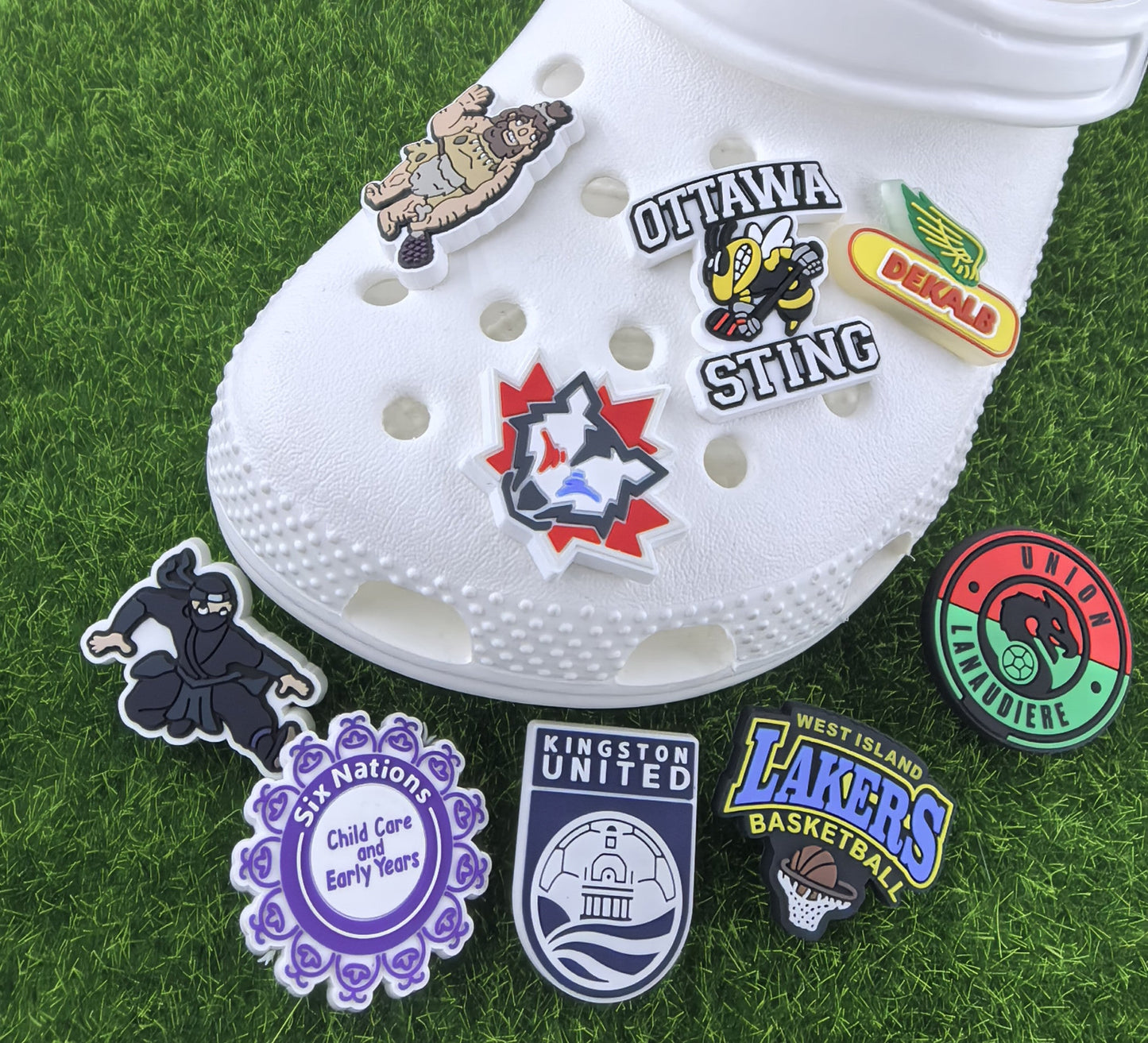 Custom 3D Rubber Clog Charms - Free Design Proof & Quote