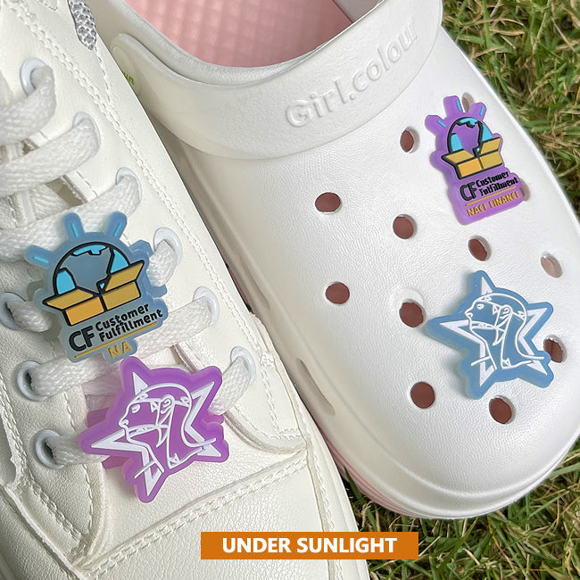 Custom UV Magic Versatile Shoe Charms - Free Design Proof & Quote