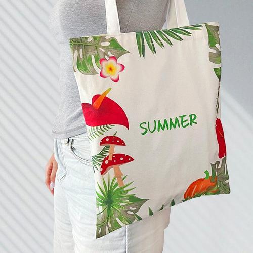 Custom Canvas Tote Bag – Double-Sided Printing
