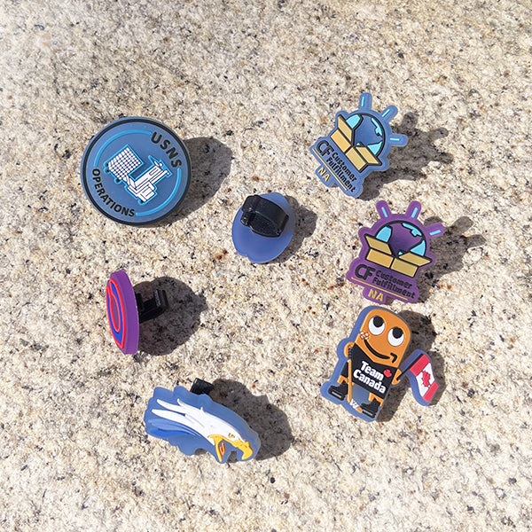 Custom UV Magic Clip Shoe Charms - Free Design Proof & Quote