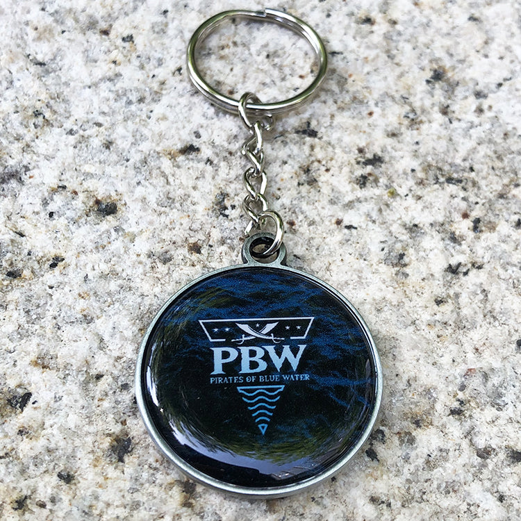 Dual-Sided Doming Metal Keychain