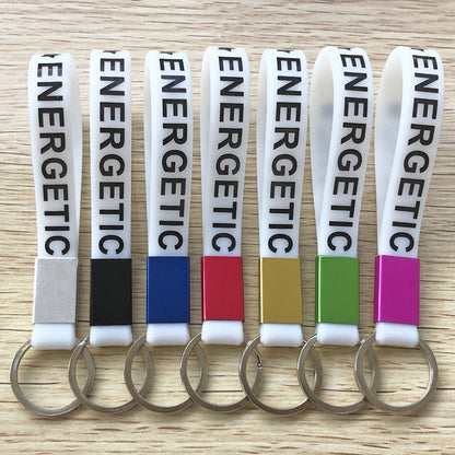 Custom Silicone Wristband Keychains