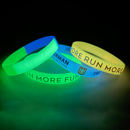 Custom Glow-in-the-Dark Silicone Wristbands
