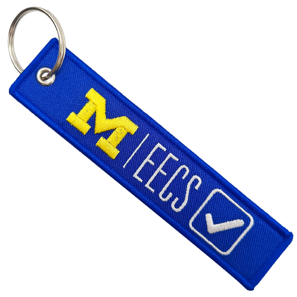 Double-Sided Custom Embroidered Keychain - Order Online