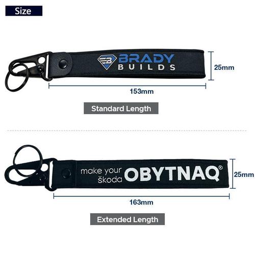 Custom Woven Wrist Loop Keychain - Order Online