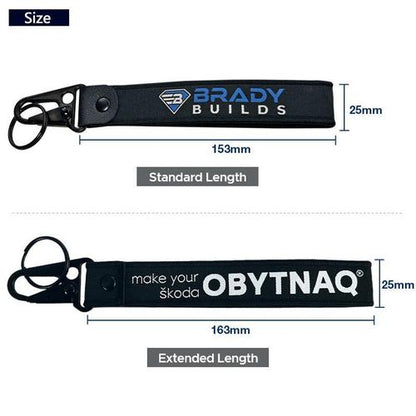 Custom Woven Wrist Loop Keychain - Order Online