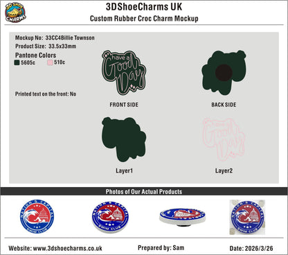 Custom 3D Rubber Clog Charms - 20260413-33