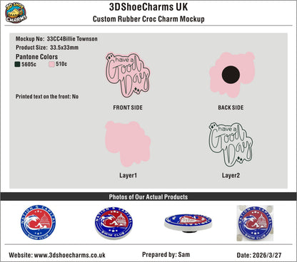 Custom 3D Rubber Clog Charms - 20260413-33