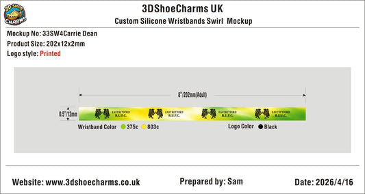 Custom 3D Rubber Clog Charms - Custom Silicone Wristbands Swirl - Custom Breakaway Detachable Sublimation Lanyards - 20260416 - 33