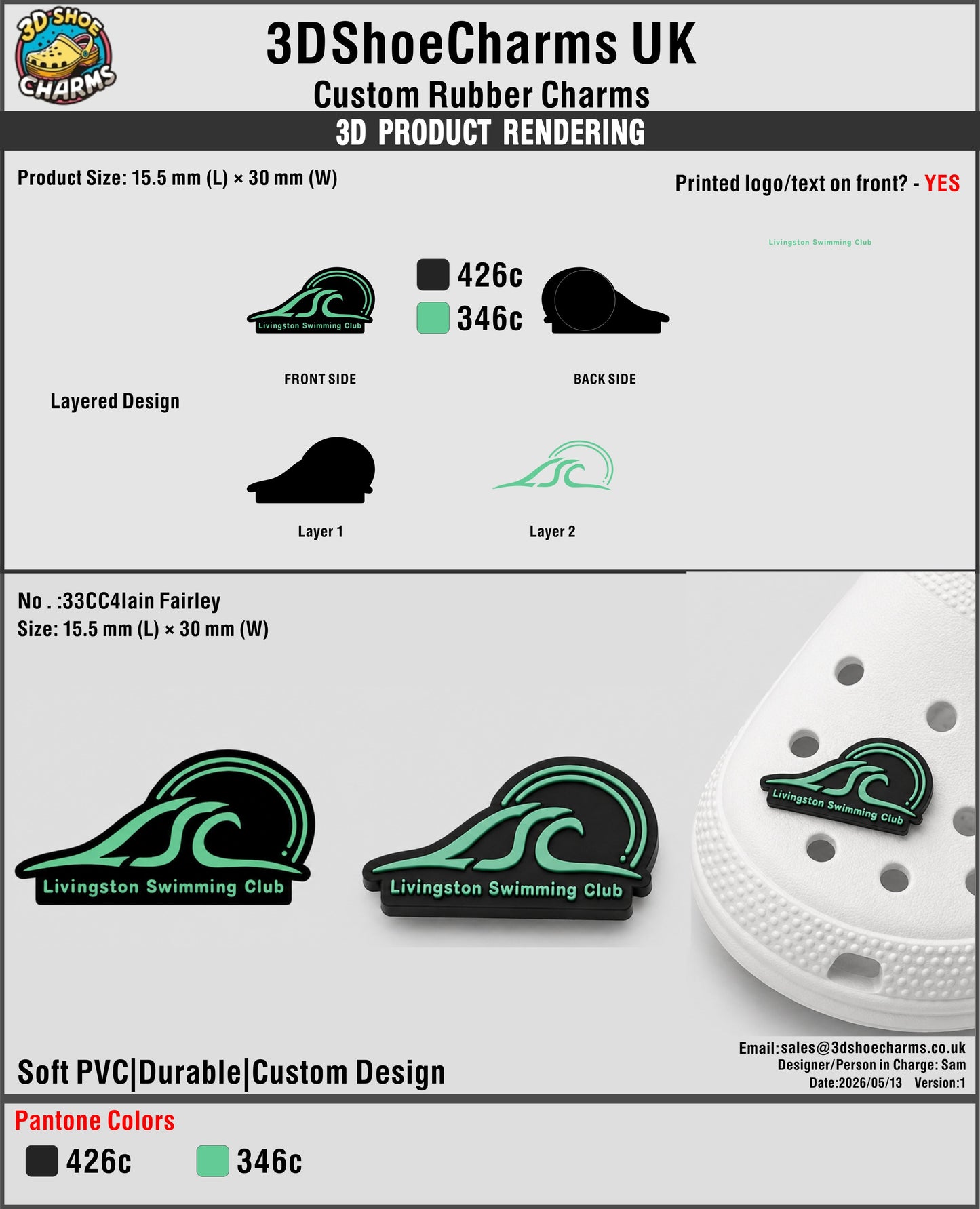 Custom 3D Rubber Clog Charms - 20260629 - 33