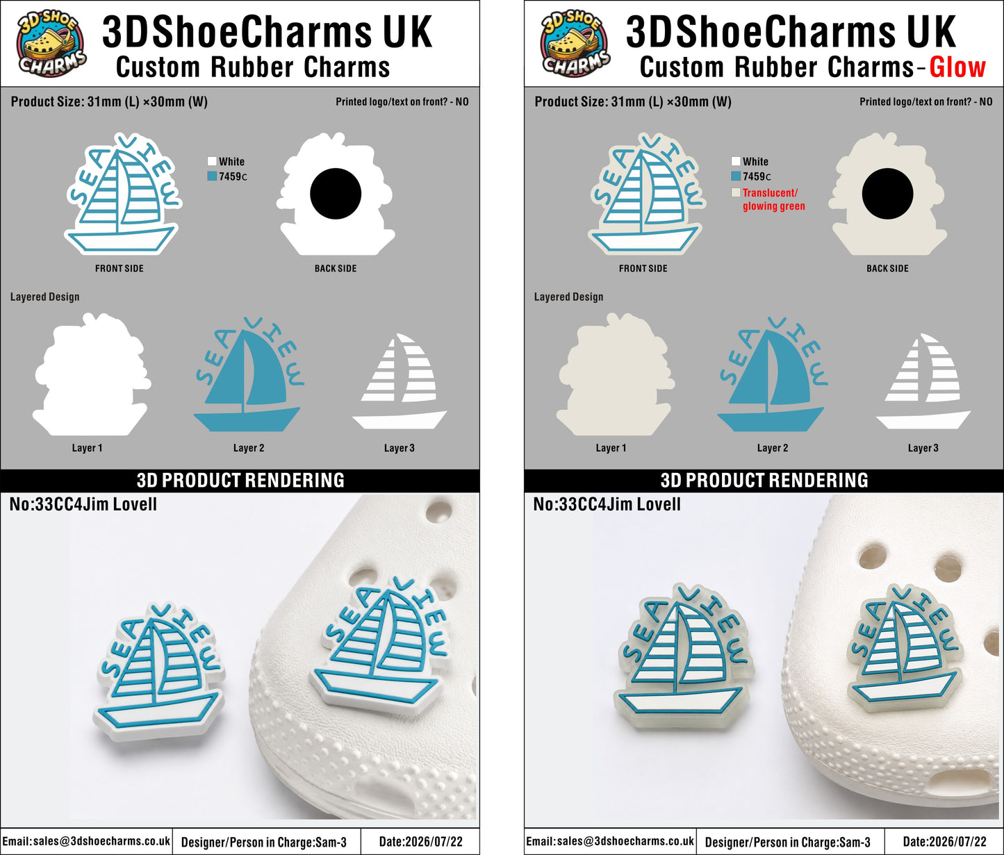 Custom 3D Rubber Clog Charms - 20260722 - 33