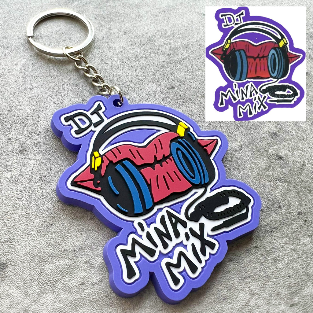 Custom 3D Rubber keychains