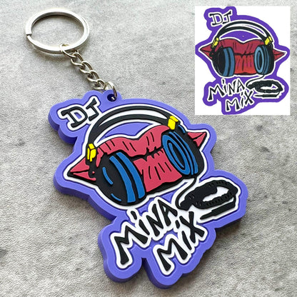 Custom 3D Rubber keychains