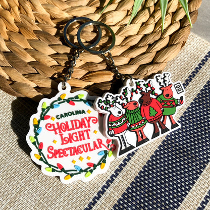 Custom 3D Rubber keychains