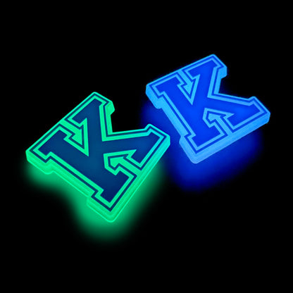 Custom Glow in the Dark Hole Bag Charm for EVA Tote Removable