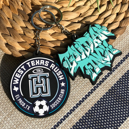 Custom 3D Rubber keychains