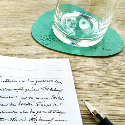 Personalized Leather Drink Coaster