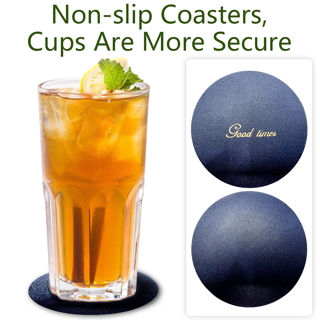 Personalized Leather Drink Coaster