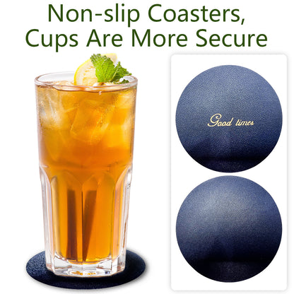 Personalized Leather Drink Coaster