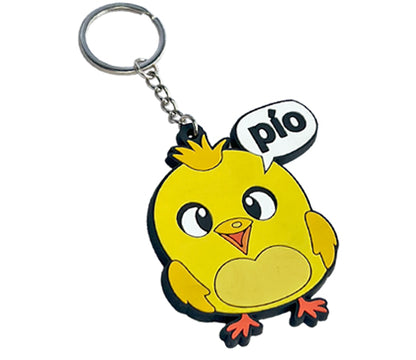 Custom 3D Rubber keychains -  Free Design Proof & Quote