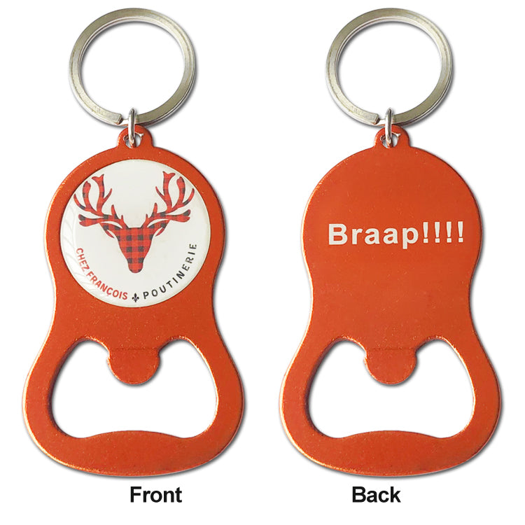 Custom Aluminium Bottle Opener Keychains-8S