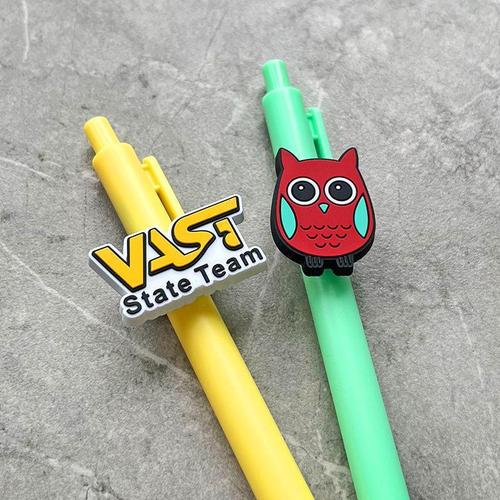 Custom Rubber Pen clip charm  - Order Online