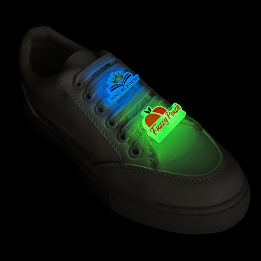 Custom Glow-in-the-Dark  Clip Shoe Charms