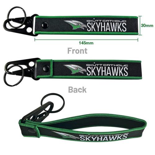 Custom Woven Wrist Strap Keychain (Eagle Hook)