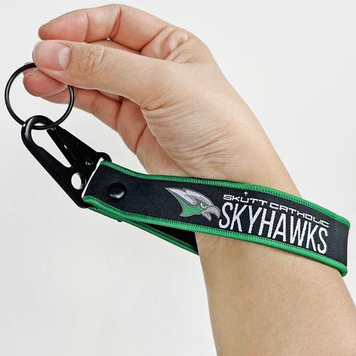 Custom Woven Wrist Strap Keychain (Eagle Hook)