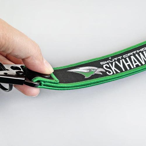 Custom Woven Wrist Strap Keychain (Eagle Hook)