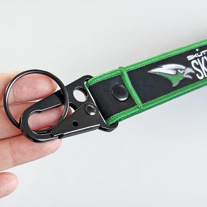 Custom Woven Wrist Strap Keychain (Eagle Hook)