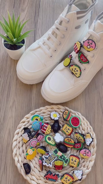 Custom 3D Rubber Clip Shoe Charms- Free Design Proof & Quote