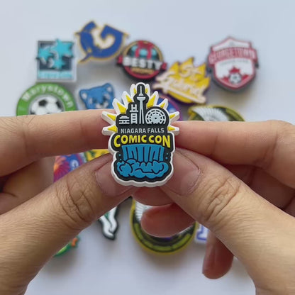 Custom 3D Rubber Clog Charms - Free Design Proof & Quote