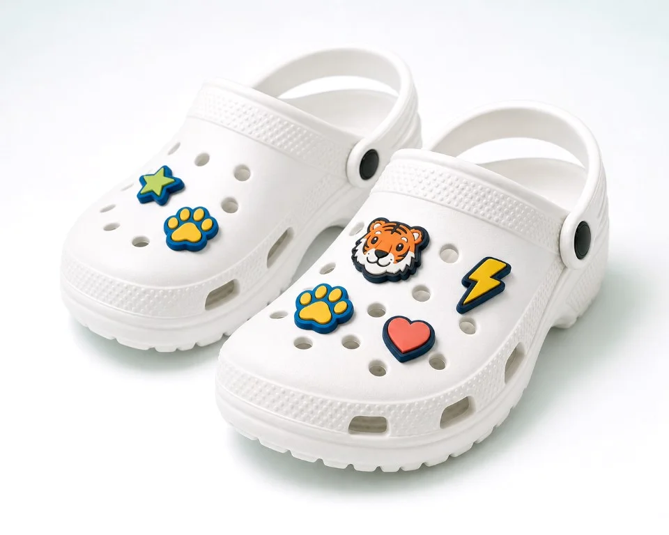 Clog Charms — Soft PVC charms for clog-style shoe holes